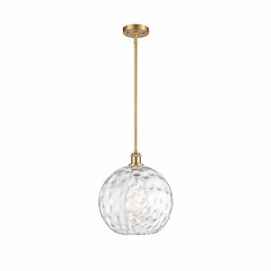 Athens Water Glass - 1 Light Mini Pendant In Industrial Style-15 Inches Tall and 12 Inches Wide - 1 of 1