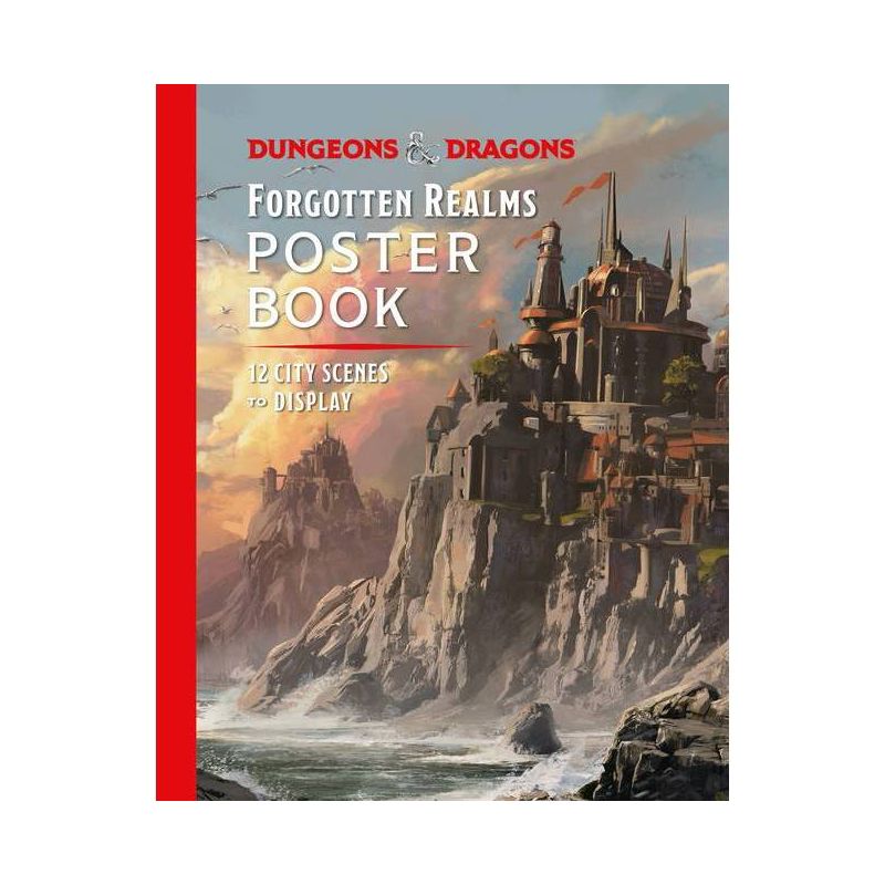 Dungeons & Dragons Forgotten Realms Poster Book - (Paperback), 1 of 2