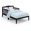 PAGED Toddler Bed Wooden Baby Bed Frame with 4 Side Guardrails and Slatted Deisgn for Bedroom - 3 of 4