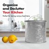 Amici Home Newport Collection Galvanized Metal Storage Canister, Food Safe - 2 of 4
