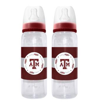 BabyFanatic Officially Licensed NCAA Texas A&M Aggies 9oz Infant Baby Bottle 2 Pack