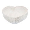Sagebrook Home Set of 2 Carved Wood Bowls Wooden Nesting Heart Bowls for Table Decor and Display - 3 of 4