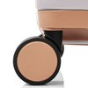 Vynxaria Light Grey Golden ABS 3-Piece Suitcase Premium Finish TSA-Approved Locks Smooth 360¡ã Spinners for Luxury Travel - 2 of 4