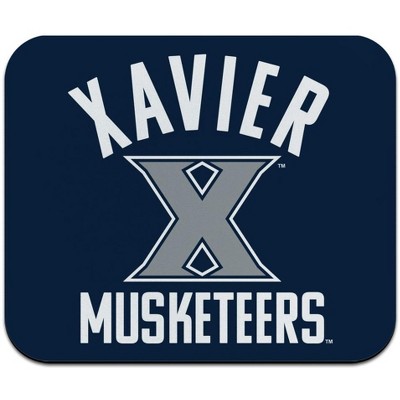 Xavier University Musketeers Logo Low Profile Thin Mouse Pad