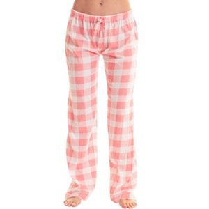 Just Love Womens Buffalo Plaid Knit Jersey Pajama Pants Buffalo Check - 1 of 3
