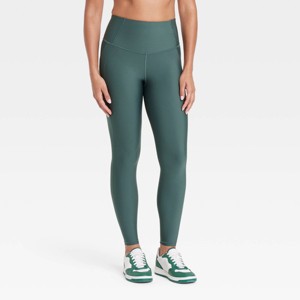 Women's Effortless Support High-Rise Pocketed 7/8 Leggings - All In Motion™ - 1 of 4