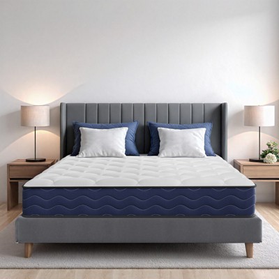 Swedrea Hybrid Mattress Medium Cooling Memory Foam Bed-in-a-Box Black
