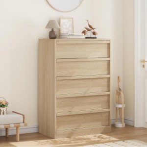 PB Vertical Chest with Wooden Handles - 5-Drawer - 1 of 1