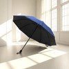 Unique Bargains Outdoor Umbrella 10-rib Striped Sun Protection Impact Cloth Vinyl 42.52"x29.13" 1 Pcs - 2 of 4