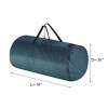 Hastings Home Zippered Canvas Christmas Tree Storage Bag - Fits Up To 12' Artificial Christmas Tree, Green - 3 of 4