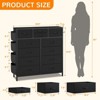 Gikpal 12 Drawer Dresser for Bedroom, Cupboards & Cabinets, Tall Dressers & Chests of Drawers for Bedroom, Side Pockets and Hooks, Living Room - 3 of 4
