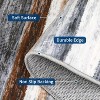 Acekool Striped Washable Rug 9x12 Non-Slip Low Pile for Living Room & Bedroom, Multi Color, - 3 of 4
