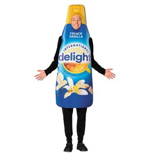 International Delight Adult General Sizing French Vanilla Creamer Halloween Costume Bodysuit - Blue Large - 1 of 2