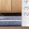 Nuloom Ida Graphic 8x10 Indoor/Outdoor Area Rug for Living Room Patio Deck Front Porch Kitchen, Navy/Ivory - 3 of 4