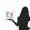 C&F Home 10" x 10" Seahorse Duo  Small Petite  Size Accent Throw Pillow - 4 of 4