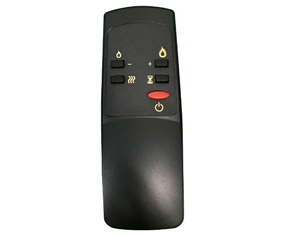Cambridge CAM56WMEF-2BLK Metropolitan 56 In. Wall-Mount Electronic Fireplace with Flat Panel and Realistic Logs