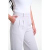 Lafidi Women’s High-Rise Wide Leg Dress Pants – Double Pleat Office Slacks with Slash & Welt Pockets - 4 of 4