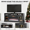 70.9'' Fireplace TV Stand with Glass Cabinets & Touch Panel, Modern Media Console wirh Touch Panel for 80 Inch TV-3irtyhousy - 4 of 4