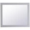Elegant Lighting Aqua rectangle vanity mirror 30 inch in Grey - 4 of 4