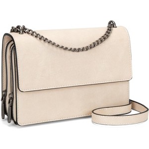 Flap Crossbody Purse for Women Shoulder Bag Vintage Wallets with Chain Strap - 1 of 4