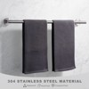 WOWOW 6-Piece Stainless Steel Bathroom Towel Rack Set in Brushed Nickel - 4 of 4