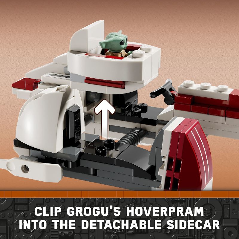 LEGO Star Wars BARC Speeder Escape Mandalorian Toy 75378, 4 of 8
