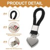 Unique Bargains Cotton Loop Metal Clothing Towel Storage Heart Shape Clips 4.3" 6 Pcs - 3 of 4