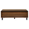 47.5" Lift-Top Coffee Table with Open Storage Compartment ¨C Elegant Design with Wooden Tapered Legs - 3 of 4