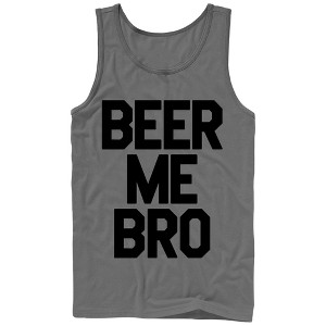 Men's CHIN UP Me Bro Tank Top - 1 of 3