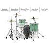 PDP by DW Concept Maple 3-Piece Bop Shell Pack Satin Seafoam - 2 of 4