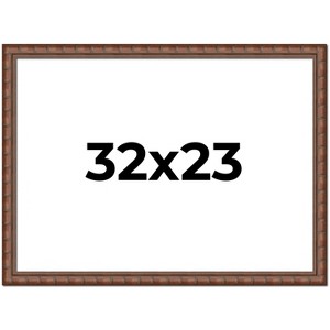 PosterPalooza | 32x23 Modern Bamboo Picture Frame, UV Acrylic, 5 Finishes - 1 of 4