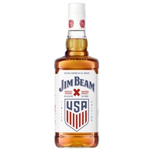 Jim Beam Kentucky Straight Bourbon Whiskey - 750ml Bottle - 1 of 4
