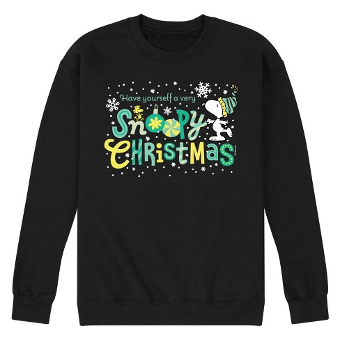 Snoopy christmas sweater mens hot sale