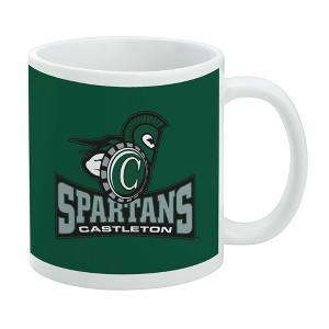 Castleton University Primary Logo Ceramic Coffee Mug Novelty Gift Mugs for Coffee Tea and Hot Drinks 11oz White - 1 of 4