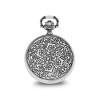 Black Bow Jewelry Charles Hubert Antiqued Floral Design Pocket Watch 44mm - 3 of 4