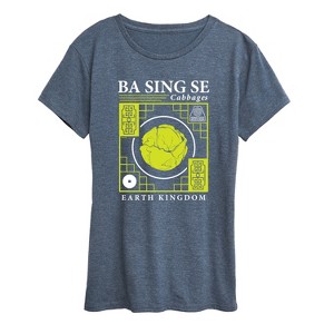 Women's - Avatar: The Last Airbender - Ba Sing Se Cabbages Short Sleeve Graphic T-Shirt - 1 of 4