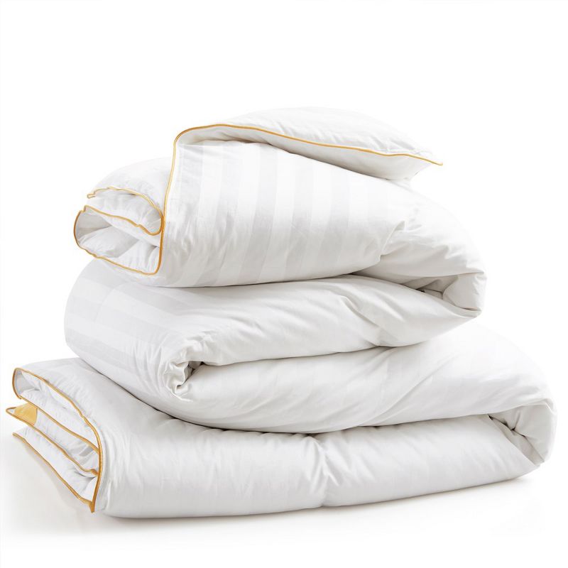 Puredown All Season White Down Comforter with Sewn-through Box Construction, 4 of 8