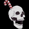 Women's Design By Humans Christmas skull By AllenStudio Racerback Tank Top - 2 of 3