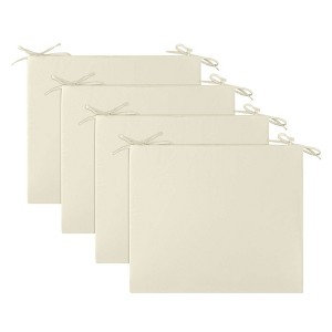 Peace Nest Waterproof Outdoor Chair Cushions Set of 4 with Ties for Patio Furniture - 1 of 4