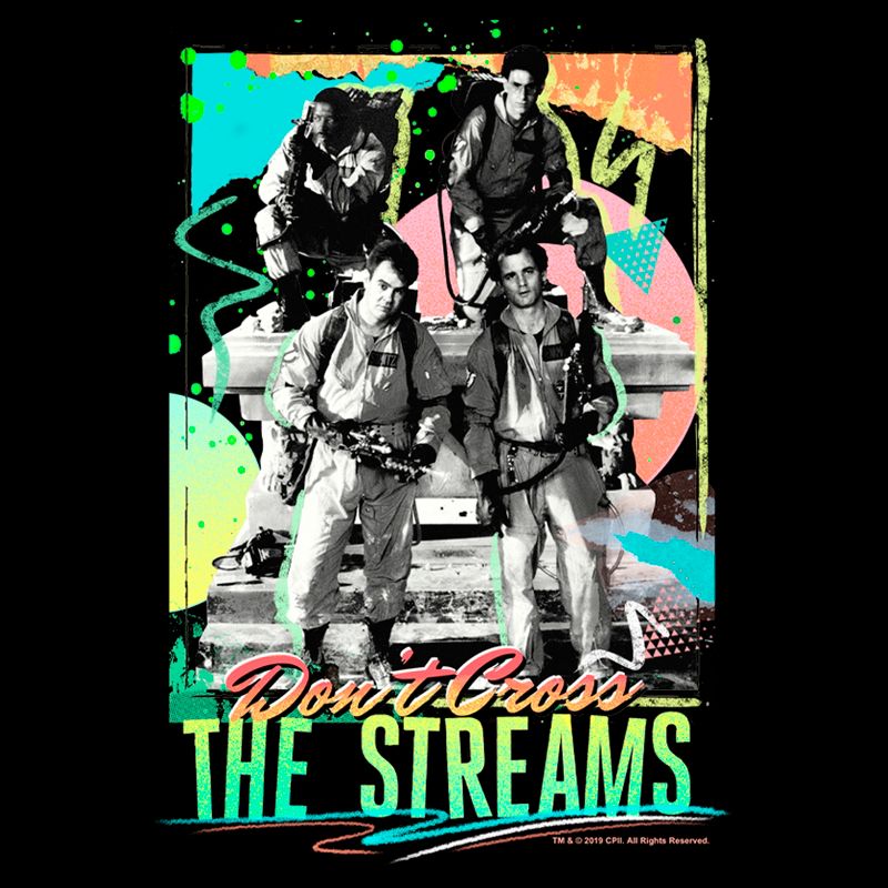 Men's Ghostbusters Don't Cross The Streams Album Cover T-Shirt, 2 of 6