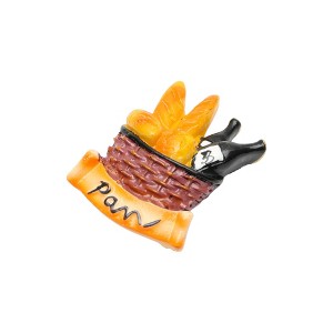 Unique Bargains Refrigerator Magnet Irregular Shape Beige Orange 1Pc - 1 of 3