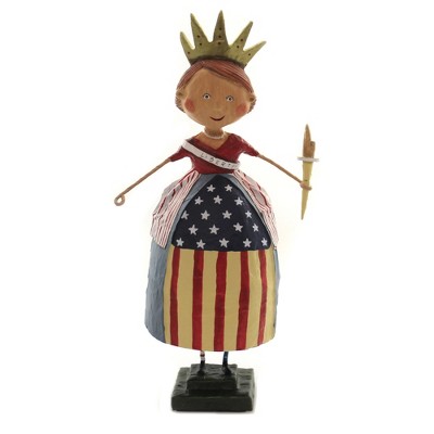 Lori Mitchell 9.5" Lady Liberty Patriotic Americana July 4Th  -  Decorative Figurines