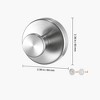 JANSNO 2-Pack Stainless Steel Suction Cup Hooks – No-Drill Towel Hooks for Shower - 3 of 4