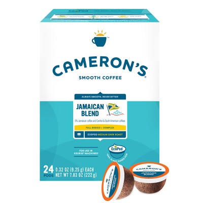 Cameron's Jamaican Blend Medium Dark Roast Coffee - 24ct