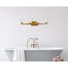 Elegant Lighting Cassie 4 lights bath sconce in brass with clear shade - 2 of 4