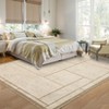 Garvee Modern Geometric Area Rug Indoor Area Rugs for Living Room Bedroom Soft Washable Accent Rug Home Decor - 2 of 4