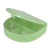 Unique Bargains 4 Grids Single Layer Pill Case 1 Pc - 2 of 4
