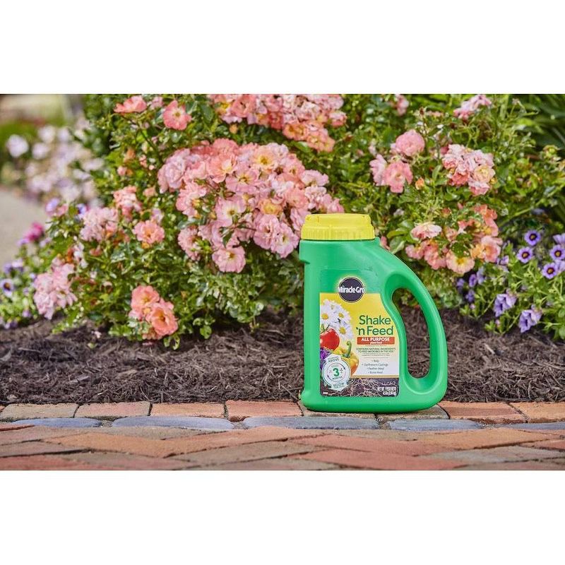 Miracle-Gro Shake 'N Feed All Purpose Continuous Release Plant Food 4.5lb, 3 of 9