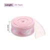 Unique Bargains Gift Wrapping Wide Sheer Wired Pastel Shimmer Iridescent Chiffon Ribbons 1 Pc - 2 of 4
