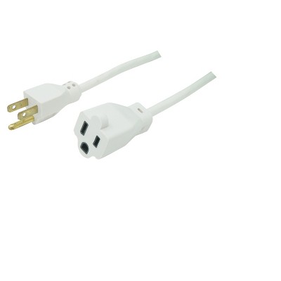 Woods 20&#39; Extension Cord White